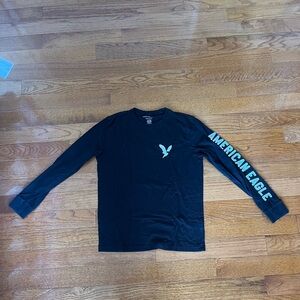 American Eagle Men’s Black Supersoft Long Sleeve